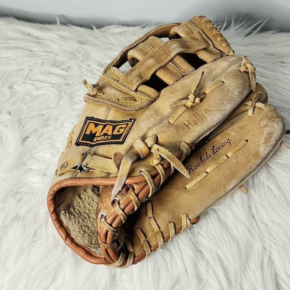 Mag plus flex action top grain leather chrome tanned handcrafted ball glove